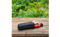 Open-Top Pruning Shear Sheath Heavy-Duty Rubber Pruning Saw Sheath Compact Tool Sheath with Belt Loop Molded Fit for Gardening