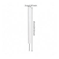 Ground-Inserted Golf Marker Stake Long-Lasting Golf Stake with Metal Spike Weather Resistant Cylindrical for Fairways