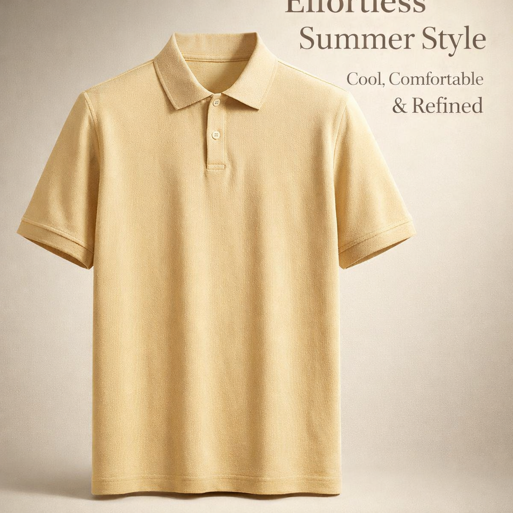 Men's Short Sleeve Collared Shirt for Business Casual Office Wear, Breathable 75% for Summer, Loose Fit Design
