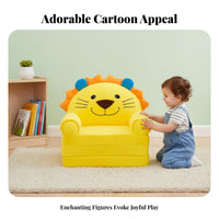 Fold-Open Crown Lounger firm-density Foam Support transformable Flip-Open Lounger