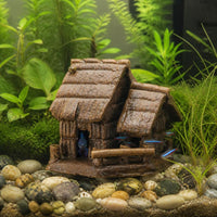 Aquarium Landscape Ceramic House Ornament for Fish Tank Decoration