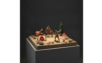12 Pieces Prehistoric Toy Figures Vivid Prehistoric Figurines Freestanding Caveman Figurines for Students, Collectors