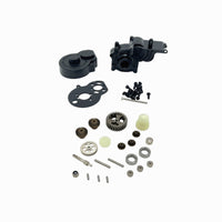 Gearbox Assembly with Gears Complete RC Car Gearbox RC Car Upgrade Kit Precision Hardware Smooth for Builders, Drivetrain Tuning