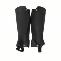 Comfortable Riding Leg Guards Adjustable Leg Guards with Foot Strap for Equestrian Training