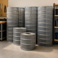 Roll Chicken Wire, 2.0 mm Welded Galvanized Fence, for Enclosures and Gardens, Silver Color