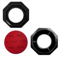 Slimline Octagonal Sanding Pad Textured Grip Sanding Pad Base Molded Plastic Shop Part Glossy Finish