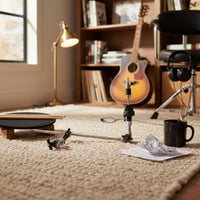 Auxiliary cymbalHat Stand Extended Reach Auxiliary cymbalHat Arm Versatile Mounting Drum Hardware for Drummers