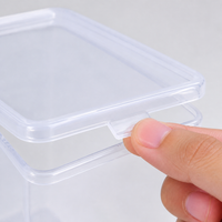 Clear PP Desk Organiser, Stackable Storage Drawers 26x18x11cm, 24 Compartment Craft Storage with Lid for Stationary, Office & Students