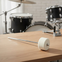 Wool Felt Bass Drum Pedal Beater Cylindrical Accessory Long-Lasting for Drummers