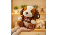 Stuffed Dog Cuddly Dog Doll Puppy Stuffed Animal Huggable Stuffed Puppy Adorable for Children, Playroom, Nursery