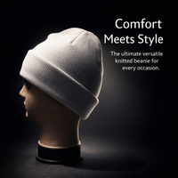 Beanie Hat Unisex Knit Winter for Casual Wear and Street Style, Lightweight Fisherman Design with Fluorescent Color Options, Slouchy Fit