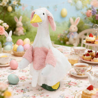 Easter Bunny Outfit Funny Easter Bunny Costume Cute for Goose Statue Holiday Decoration