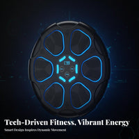 LED Display Bluetooth Boxing Coach Interactive Training Smart Music Boxing Machine Adjustable Modes & Speeds Wall Mounted Punch Pad Drill-No-Drill Installation for Beginners, Office Workers, Workout, Indoor, Living Room, Bedroom