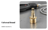 Pressure Washer Quick Connect Adapter Leak-Proof Seal M22 Water Adapter