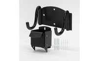 Space-Saving Unicycle Storage Bracket Matte Black Unicycle Wall Mount Indoor Bike Wall Mount Textured for Garage, Workshop