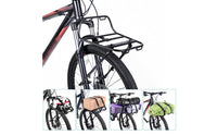 Cycling Front Fork Cargo Rack Metal Front Bike Cargo Rack Universal Fit for Tourists, Commuters