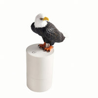 Decorative Soap Dispenser with Eagle Figurine Battery Powered Touchless Soap Dispenser Reliable Long-Lasting for Bathroom, Kitchen