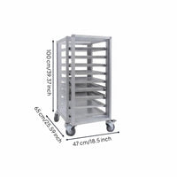 Enclosed Baking Rack Transparent for Pastry Shop