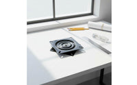 Full Ball Bearings 360 Degree Swivel Plate Effortless Rotation Rotating Turntable Plate Factory Direct Rotating Tray Bearing for Furniture Makers, DIY Enthusiasts, Boat Seats