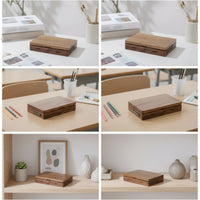 Paint Box with Mixing Small Tray Wooden Paint Box Mini Wooden Palette with Mixing Tray for Artists