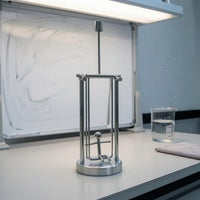 Jiggle Activated Swinging Balance Figure Aluminum Base Manual Balancing Decoration Silver Shiny Finish Balance Figure Electroplated Iron