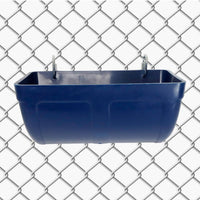 Hanging Feed Trough Versatile Hanging Feeder with Hooks Chicken Feeder Small Wall Mount Feed Container BPAsafe for Poultry