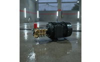 High Pressure Pump with Motor Industrial Motor Pump Unit Heavy-Duty for Professionals, Workshops, Car Wash, Misting