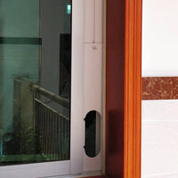 2 Pieces Window Sealing Plate Assembly Silver-Finish Conditioner Window Plate Adjustable Hardware for Homeowners