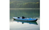 Streamlined Inflatable Kayak Lightweight Portable Kayak Heavy-Duty Paddling Craft Compact for Kayakers, Paddlers, Calm Rivers, Lakes, Recreation, Touring