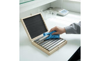 16 Pieces Parallel Gauge Blocks with Wooden Case Hardened Vise Parallel Blocks Strong Tooling for Toolmakers