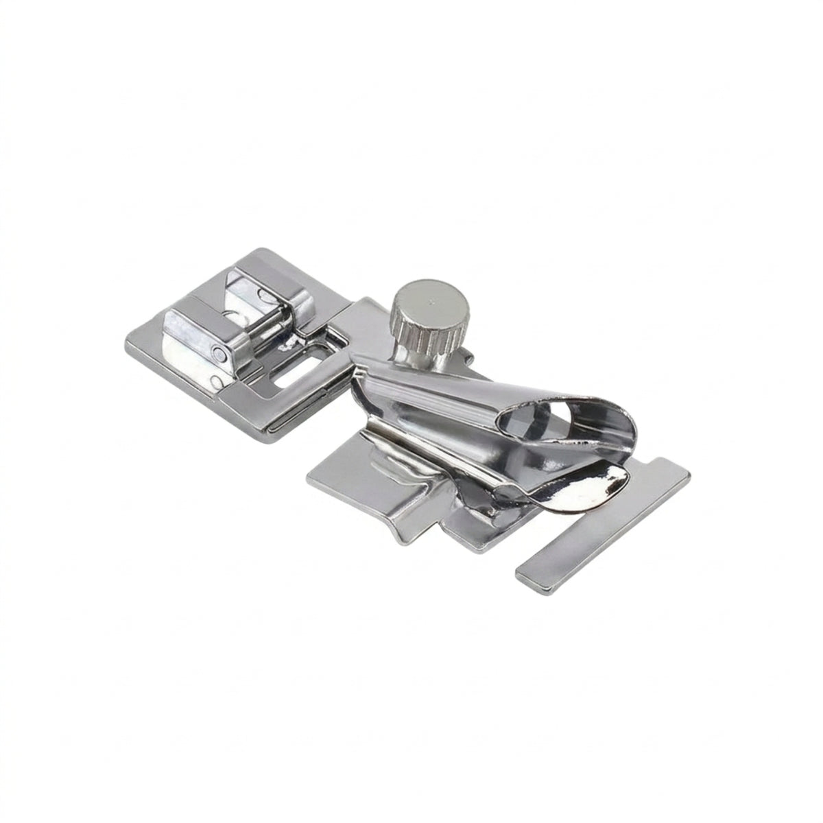 Edging Presser Metal Attachment Bias Tape Binder Presser Foot Compatible Attachment for Hobbyists, Hemming