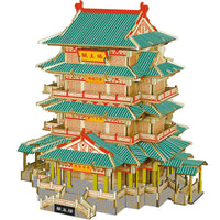 Adult 3D Wooden Puzzle Model Kit - Advanced Ancient Chinese Architecture for Boys & Adults