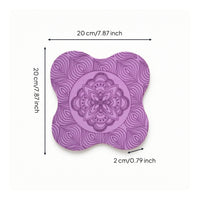 Thickened Floor Exercise Support Pad Non-Slip Exercise Knee Pad Lightweight Knee Cushion Supportive for Yogis, Floor Workouts