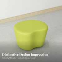 Modern Design S-Shaped Couch Irregular Shape Lobby Sofa Combinable Public Seating Rounded outline for Office Visitors, Interior Designers, Business Owners, Reception Area, Training Center, Waiting Room, perusing Corner
