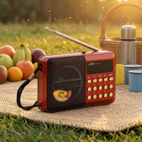 Numeric Keypad Portable Radio Telescopic Antenna Digital Radio Carrying Strap
