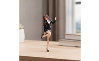 Realistic Resin Female Figurine Detailed Miniature Female Figurine Authentic Collectible for Display Shelf
