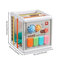 Interactive Sensory Activity Cube Tactile Activity Cube Safe Educational Toy Lightweight for Toddlers, Nursery