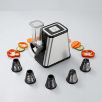 Interchangeable Cones Electric Vegetable Cutter Multifunction Vegetable Shredder Grater 5-Piece for Food Prep