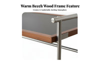 foldable Tea Stand Foldable Design Coffee Table Space-Saving Nordic Inspired for Students, Living Room, Small Spaces, Bedroom