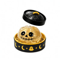 Spooky Squishy Toy with Tray Squeezable Stress-Relief Toy Stretchy Sensory for Classroom