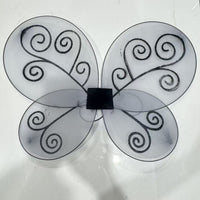 Gray Bee Wings Folding Fairy Butterfly Wings Costume Accessory
