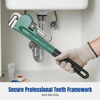 Heavy-Duty Adjustable Jaw Wrench, Large Opening, Multi-Function Automatic Tightening Tool for Home Installation & Removal