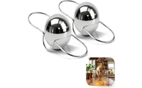 2 Pieces Espresso Chiller with Stand Dishwasher Coffee Cooling Sphere with Mat Food Grade Espresso Ball Chiller for Kitchen