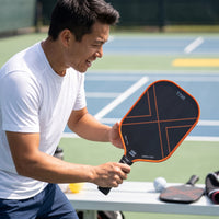 Carbon Fiber Pickleball Paddle 16mm Pickleball Paddle Sporting Goods Wrapped Grip Control for Players, Match Play, Training