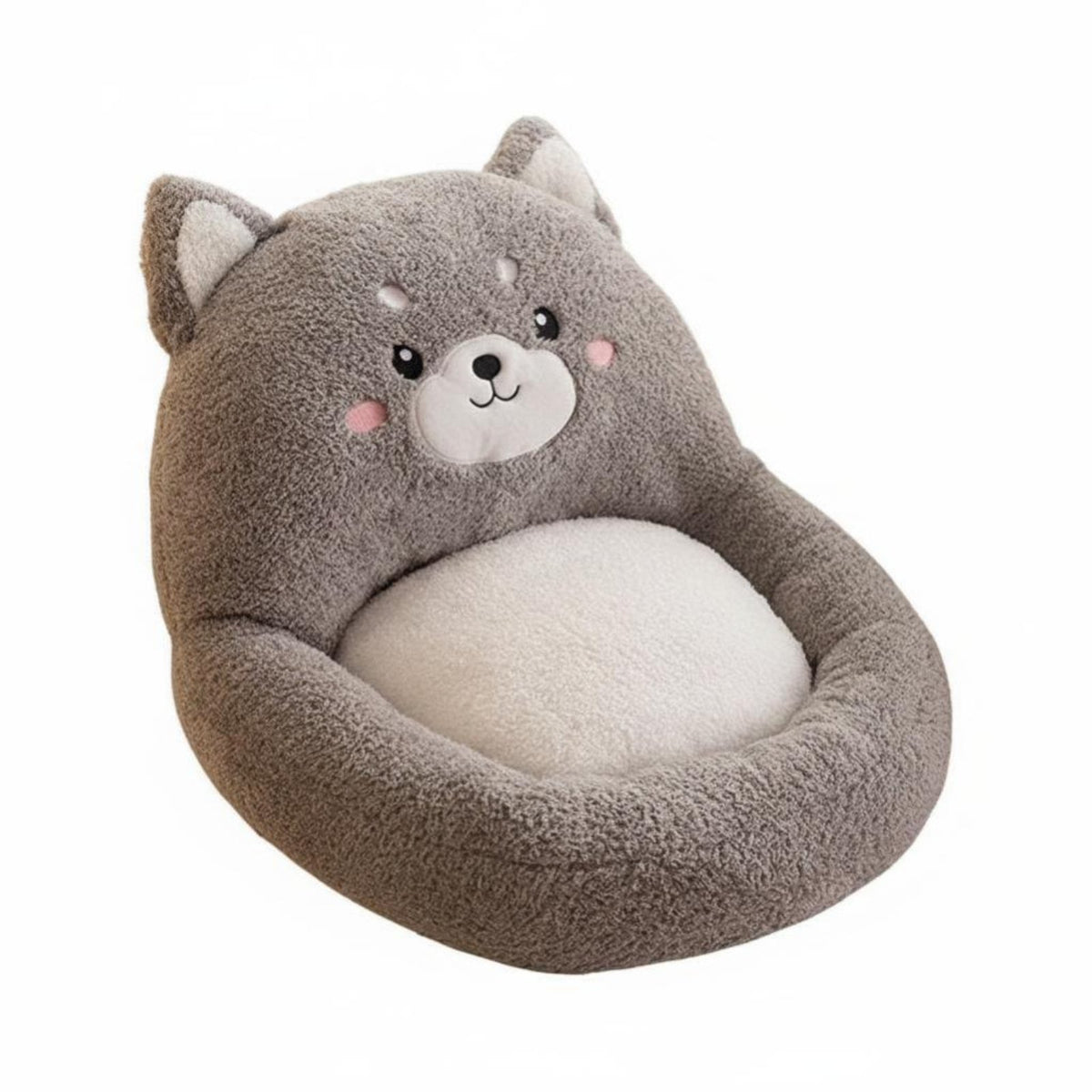 1-Piece-Piece Backrest Cushion Fully Filled Floor Pillow Anti-Skid Bottom
