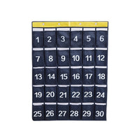 30-Pocket Oxford Cloth Wall-Mounted Phone Organizer