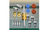 17 Pieces Climate Control Port Core Kit with Remover Tool Dust Cap Set Compact Hardware for Garage