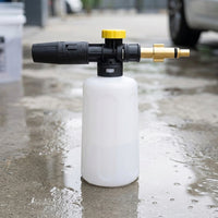 Car Cleaning Kit with Soap Dispenser for Car Wash, Professional Car Detailing Foam Sprayer with Stainless Steel Foam Lance, 750ml Capacity