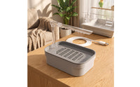 Bird Bath with Spray Bar USB-Powered Bird Bath with Pump Pet Supply Circulating Compact for Small Birds, Cage, Aviary