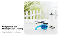 Bike Chain Washer 360° Rotating Brushes Bike Chain Cleaner Tool Quick Deep Clean